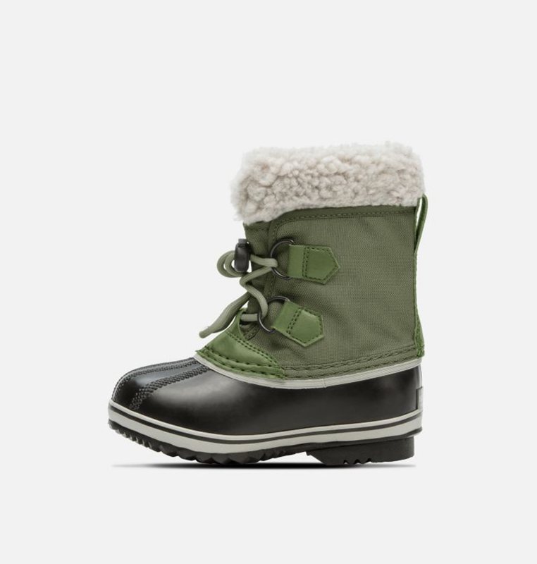 Botas Nieve Sorel Niños - Childrens Yoot Pac™ Nylon Verde/Negras - 54739-ZTBX